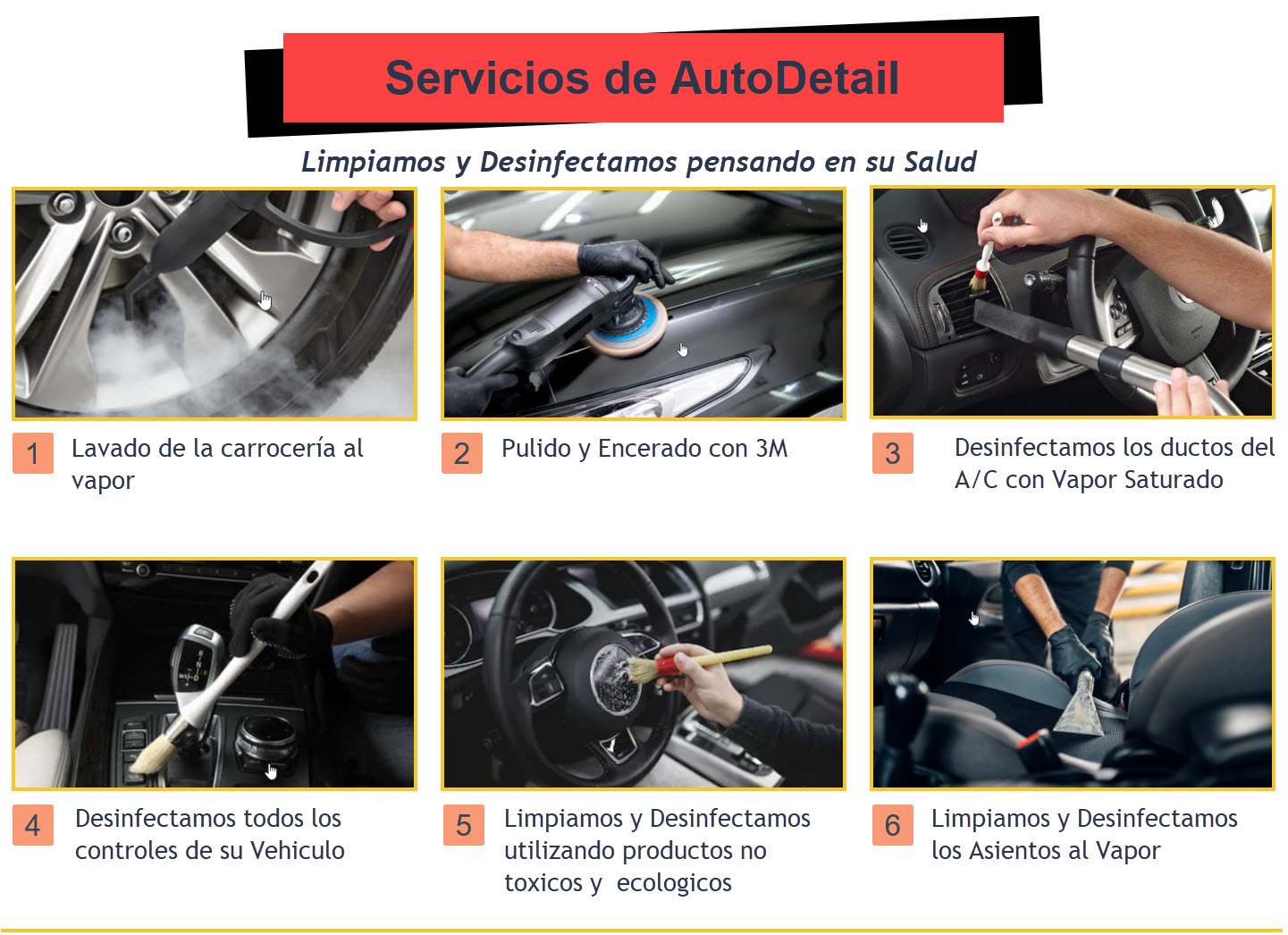 Servicio Express Auto Detail AutoDetail